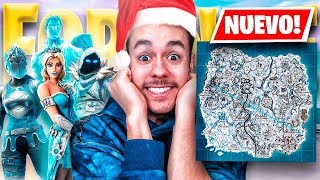 ¡ESPECIAL NAVIDAD de FORTNITE! - SKINS LEGENDARIAS Y MAPA NEVADO - TheGrefg