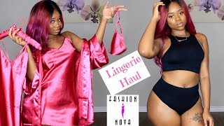 SEXY Lingerie Try on Haul | Fashion Nova | Chev B