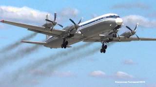 Ильюшин Ил-18Д RF-75496 Взлет Кубинка Форум Армия - 2015