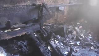 Пожар уничтожил дом