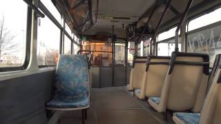 Straßenbahn Magdeburg Mitfahrt im Tatra T4D auf der Linie 10
