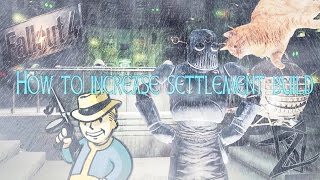 Fallout 4- How to increase the settlement build limit! [PC]