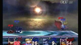 Super Smash Bros. Brawl - Wi-Fi Team Battles - Mr Game & Watch