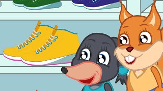 Famille d'Écureuil - Faire du Shopping Avec un Ami Dessin Animé 2020 en Français