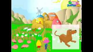 Farm Animals Vocabulary Lesson, English for Children