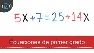 Resolver Ecuaciones de Primer Grado y comprobar con Calculadora