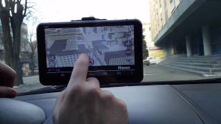 Обзор GPS навигатор Pioneer Pi745i + камера заднего вида 7" 8 Ядер Android 4.4 8GB Wi-Fi BT AV-in