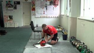 Preparation of Kbs handle by Igor Morozov - RGSI kettlebell workout