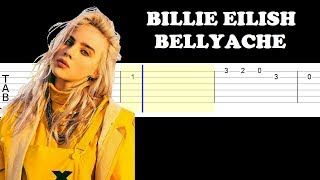 Billie Eilish - Bellyache (Easy Guitar Tabs Tutorial)