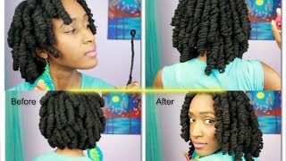 How To Do Pipe Cleaner Curls | 7 Years Loc'd!