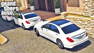 РЕАЛЬНАЯ ЖИЗНЬ В GTA 5 - УГНАЛИ ДВА МЕРСЕДЕСА S КЛАССА! ⚡ГАРВИН