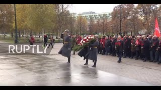 Russia: Cuban Communist Party member marks 100th anniv. of Russian Revolution