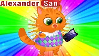 КОТЕНОК БУБУ #8 мультик про котиков новое обновление Рождество и Новый Год смешной кот #AlexanderSan