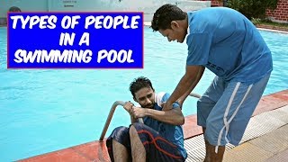 TYPES OF PEOPLE IN A SWIMMING POOL ? l The Baigan Vines