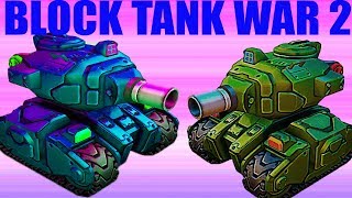 BLOCK TANK WARS 2 Новый мультик про танки экшeн видео для детей много танков и прокачке боитанков#11
