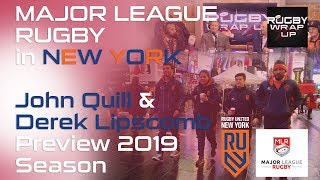 Major League Rugby: RUNY Stars John Quill, Derek Lipscomb w/ McCarthy & Lewis
