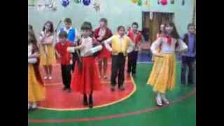 Выступление на Новый год "Танцы народов мира"