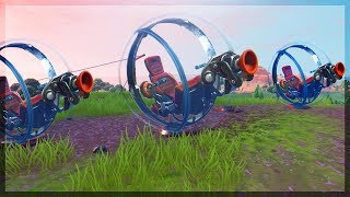 NEW BALLER VEHICLE GAMEPLAY in FORTNITE LIVE! NEW FORTNITE UPDATE HAMSTER BALL Vehicle! (Fortnite)