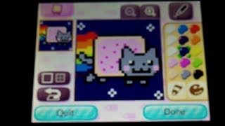 Nyan Cat/ Rainbow ~ Animal Crossing New Leaf QR ~