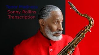 Tenor Madness/Sonny Rollins' (Bb) Solo. Transcribed by Carles Margarit