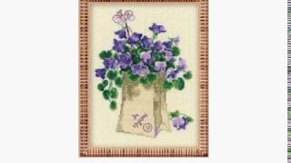 Riolis Flower cross-stitch