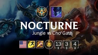 Nocturne Jungle vs Cho'Gath - NA Challenger Patch 8.21