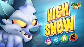 The High Snow Dragon!! Heroic Race: Frozen Lake - Dragon City