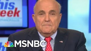 President Donald Trump "Frustrated" With Giuliani Over Stormy Daniels Saga | The Last Word | MSNBC