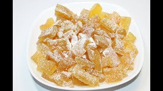 Цукаты из арбузных корок . Торт с цукатами.