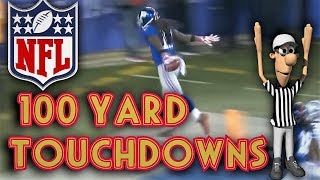 NFL TOP PLAYS 100+ YARD TOUCHDOWNS - LONGEST PLAYS IN FOOTBALL HISTORY - KICKOFF RETURNS