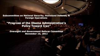 "Progress of the Obama Administration's Policy Toward Iran"