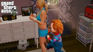 GTA 5 Mods-CHUCKY "KILLER" DOLL SAVES TRACY