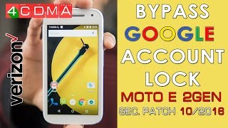 Bypass All Moto E 2gen Google Bypass Activation on Last Update! Android 5.1! XT1528 XT1527