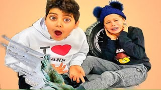 Learn Colors With AYAK GIDIKLAMA CHALLENGE feet paint Funny Kid Video eğlenceli çocuk, yusuf araba