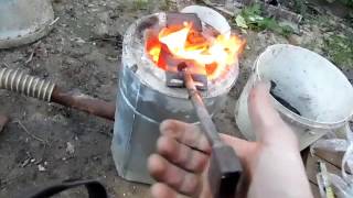 Проба плавки меди в домашних условиях