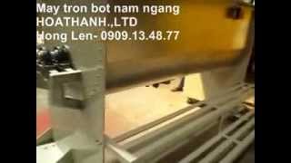Máy trộn bột nằm ngang ribbon, máy trộn bột ướt, máy trộn thức ăn chăn nuôi, 0909134877