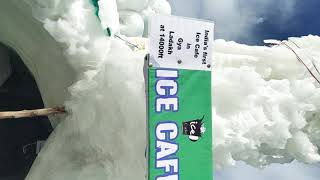 The Indian First Ice Cafe at Gya, Leh Ladakh