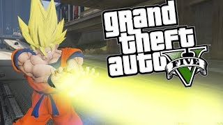 GTA 5 Mods - DRAGON BALL Z MOD w/ POWERS (GTA 5 PC Mods Gameplay)
