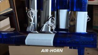 4 типа сирен (звука) СГУ "Стрела": Wail, Yelp, Hi Lo, Air Horn