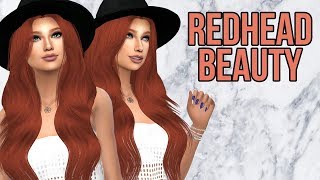 The Sims 4: Create A Sim || Redhead Beauty