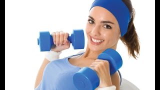 упражнения с гантелями для девушек