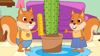Famille d'Écureuil - Cactus Géant à La Maison Animé 2021 en Français