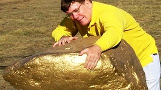 5 САМЫХ БОЛЬШИХ САМОРОДКОВ ЗОЛОТА В МИРЕ