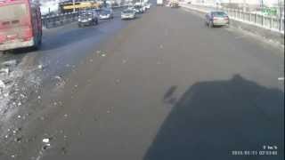 ДТП в Иркутске на Иркутном мосту