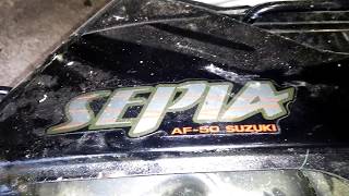 Капремонт двигателя мопеда Suzuki Sepia AF-50