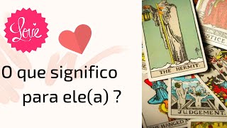 O que eu significo pra ele(a)? ??#baralhocigano #tarot #tarotdoamor