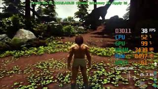 GeForce GTX 1650 -- Intel Core i3-9100F -- ARK Survival Evolved FPS Test