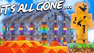 NIGHTMARE STEVE DESTROYED THE RAINBOW TOWN.