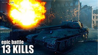 Жесть на ИС-М ? 13 фрагов ? карта: Руинберг World of Tanks лучший бой на тт 8 уровень СССР