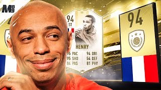 FIFA 19 ICON MOMENTS HENRY REVIEW | 94 ICON HENRY PLAYER REVIEW | FIFA 19 ULTIMATE TEAM